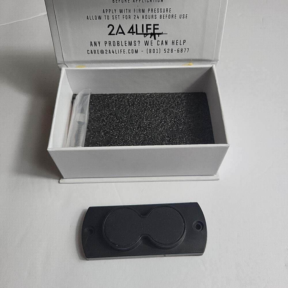2A4life Gun Magnet Holder Gun Magnet Hidden Concealed Mount - Rated for 20lbs